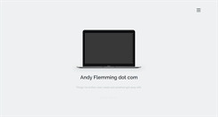 Desktop Screenshot of andyflemming.com